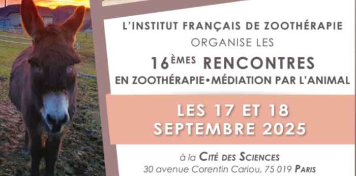 16e Rencontres en zoothérapie, médiation par l’animal